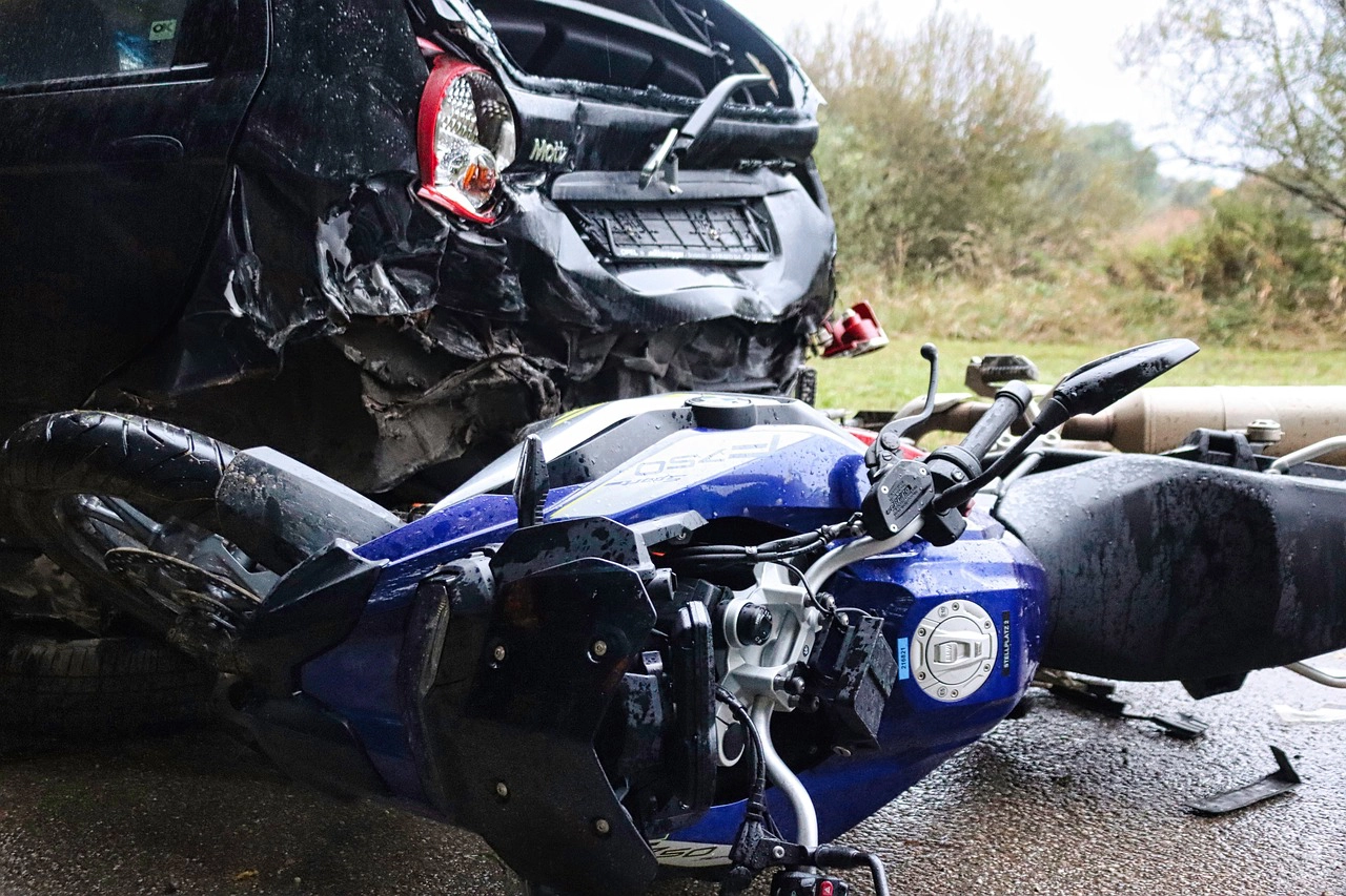 accidentes de tráfico en Asturias en 2023 - accidente de moto