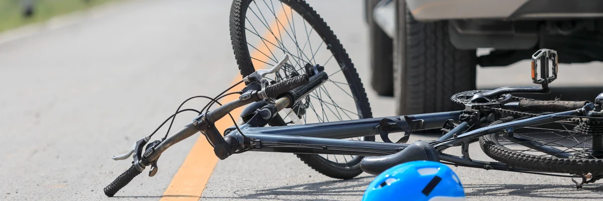 accidente en bicicleta